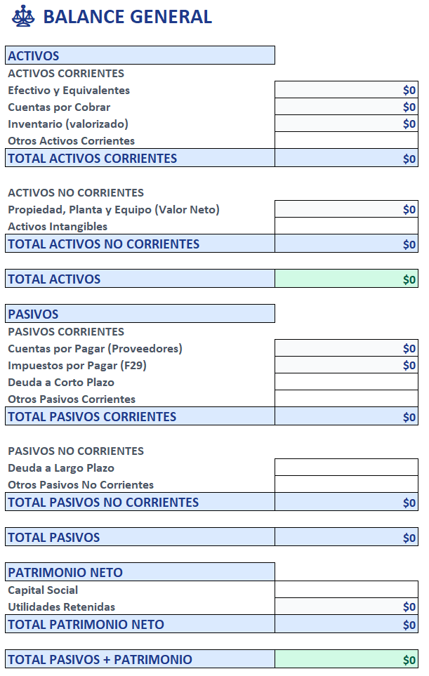 Sistema Contable Basico CHILE